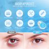 PITHER Under Eye Patches for Dark Circles, Eye Masks for Puffy Eyes Wrinkles Under Eye Bags Firmness 30 Pairs Skin Treatment Pads with Hyaluronic Acid and Collagen Women Men (Blue) view 3