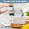 Kacctyen 100 Pcs 0.35oz Mini Bar Soap Bulk Individually Wrapped Bulk Hand Hotel Soap Bars Travel Size Toiletries for Vacation Hospitality Guest Bathroom Rentals view 2