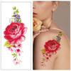 15 Sheets Flower Temporary Tattoos for Adults Women Long Lasting Waterproof Fake Tattoos Realistic Floral Tattoos Temporary Arm Tattoo Stickers Large Flower Tattoos Temporary Shoulder Tattoo Stickers view 4