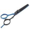 5.5 Inch Professional Hair Cutting Scissors Stainless Steel Haircut Scissors for Men Barber Salon (Thinning Scissor) view 2