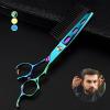 2 In 1 Hair Scissors With Comb, 6 Inch Professional Jp440c Steel, Hair Cutting Scissors, Hairdresser Scissors, Haircut Barber, Home Use for Man Woman Adults Kids (F) view 4