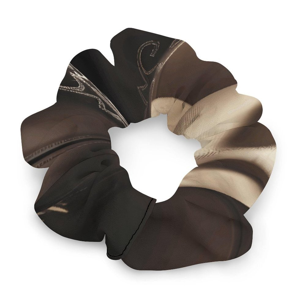 Hair Bands, Cowboy Black Hat Western Boots Hair Scrunchies,scrunchy Elastic Hair Bands,soft Hair Ties for Women Hair Accessories