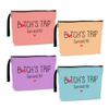 4Pcs Girls Trip Gifts Favors Weekend Bag Funny Makeup Bag Girls Weekend Gifts Friendship Weekender Bags for Women Girl Bestie Cosmetic Bags Zipper Pouch Wedding Birthday Bachelorette Party view 1