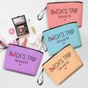 4Pcs Girls Trip Gifts Favors Weekend Bag Funny Makeup Bag Girls Weekend Gifts Friendship Weekender Bags for Women Girl Bestie Cosmetic Bags Zipper Pouch Wedding Birthday Bachelorette Party view 2