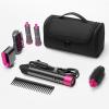 Gearific Travel Case Compatible with Dyson/Shark Flexstyle,PU waterproof Portable Travel Pouch with Hanging Hook, Carrying Case Compatible for Dyson/Shark Airwrap Flexstyle Complete Styler (Black) view 3