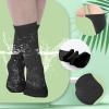 Silicherry 4 Pairs Cotton Soft Eczema Socks Black Hydrating Moisturizing Therapy Cotton Socks Eczema Relief for Adult Wet Wrap Non Itch Soft Feet Treatment view 3