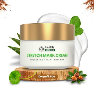 NinthAvenue Basics VEDA Stretch Mark Cream for Women/Girls (100gm, Pack of 1) | Scar Removal and Moisturizing Cream, Stretch Mark Removal for Stomach, Thighs & All Body Parts