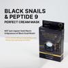 Farmstay Black Snail & Peptide 9 Cream Mask, Korean Snail Mucin Mask Pack for Elastic & Glow Skin, Hydrating & Anti-aging Face Mask Pack, Korean Skincare, for Women & Men, 10 Sheets (0.77 fl. oz Each) view 2