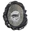 Toupee Men's Toupee Full PU Base Male Hair Prosthesis 0.12mm Injected Thin Skin Hairpieces 6" Indian Hair System Male Toupee Hair Units Mens Wigs ( Color : 6 INCHES-1B#-120%-FREE , Size : 8x10 ) view 4