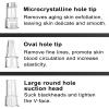 Skin Pore Cleaner Electric Blackhead Remover Vacuum Rechargeable Face Cleanser with Led Screen 6 Suction Probes 3 Modes for Women Men Removal Tools B E view 3