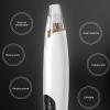 Skin Pore Cleaner Electric Blackhead Remover Vacuum Rechargeable Face Cleanser with Led Screen 6 Suction Probes 3 Modes for Women Men Removal Tools B E view 4