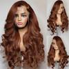 13X4 Brown lace wig Female Brazilian Body Wave Human Hair Wigs For Women Glueless 13X6 Hd Lace F Wig view 3