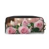 FRESQA Red Rose Print Portable Mini Makeup Bag,Versatile And Compact,Perfect For Your Essentials view 2