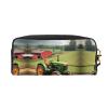 FRESQA Tractor Farm Pattern Print Portable Mini Makeup Bag,Versatile And Compact,Perfect For Your Essentials view 2