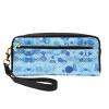 FRESQA Blue Polka Dot Print Print Portable Mini Makeup Bag,Versatile And Compact,Perfect For Your Essentials view 1