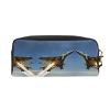 FRESQA Aircraft Fighter Jets Print Portable Mini Makeup Bag,Versatile And Compact,Perfect For Your Essentials view 2