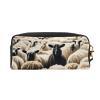 FRESQA Sheep And Lambs Print Portable Mini Makeup Bag,Versatile And Compact,Perfect For Your Essentials view 2
