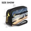 FRESQA Aircraft Fighter Jets Print Portable Mini Makeup Bag,Versatile And Compact,Perfect For Your Essentials view 3