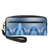 FRESQA Angel Wing Print Portable Mini Makeup Bag,Versatile And Compact,Perfect For Your Essentials view 1