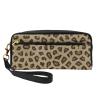 FRESQA Yellow Leopard Print Print Portable Mini Makeup Bag,Versatile And Compact,Perfect For Your Essentials view 1