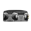 FRESQA Cute Sheep Lamb Print Portable Mini Makeup Bag,Versatile And Compact,Perfect For Your Essentials view 2
