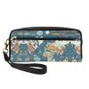 FRESQA World Map Pattern Print Portable Mini Makeup Bag,Versatile And Compact,Perfect For Your Essentials view 1