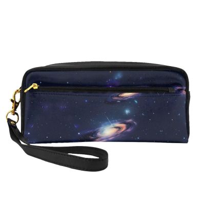 FRESQA Galaxy In The Universe Print Portable Mini Makeup Bag,Versatile And Compact,Perfect For Your Essentials