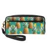 FRESQA Psych Pineapple Quotes Print Portable Mini Makeup Bag,Versatile And Compact,Perfect For Your Essentials view 1
