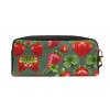 FRESQA Lovely Strawberry Print Portable Mini Makeup Bag,Versatile And Compact,Perfect For Your Essentials view 2