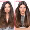 3-In-1 Styling Cream for Flyaways - Anti-Frizz Cream to Define All Hair Types & Textures - Add Shine and Smoothness with Brush view 2