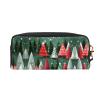 FRESQA Christmas Treess Print Portable Mini Makeup Bag,Versatile And Compact,Perfect For Your Essentials view 2