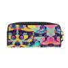 FRESQA Retro Roller Skates Colorful Print Portable Mini Makeup Bag,Versatile And Compact,Perfect For Your Essentials view 2