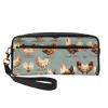 FRESQA Chicken Prints Print Portable Mini Makeup Bag,Versatile And Compact,Perfect For Your Essentials view 1
