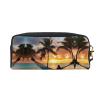 FRESQA Coconut Beach Sunset Hammock Print Portable Mini Makeup Bag,Versatile And Compact,Perfect For Your Essentials view 2