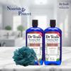 Coconut Oil Foaming Bath 34oz (2 Bottles) with Variety Junction Premium Sponge - Ultra-Moisturizing, Relaxing & Nourishing, Bubble Bath, Soaking Bath view 2