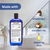 Coconut Oil Foaming Bath 34oz (2 Bottles) with Variety Junction Premium Sponge - Ultra-Moisturizing, Relaxing & Nourishing, Bubble Bath, Soaking Bath view 4