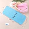 2Pcs Back Scrubber Body Bath Pull Strap Scrubber with Handles Nylon Exfoliating Washcloth Extended Length Washers Stretchable Shower Scrubber for Face Back Cleans Skin Massages Women Men view 2