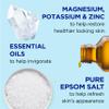 Dr Teal's Epsom Salt Magnesium Soak, Restorative Minerals with Magnesium, Potassium, Zinc & Essential Oils, 3 lbs (Pack of 4) view 3