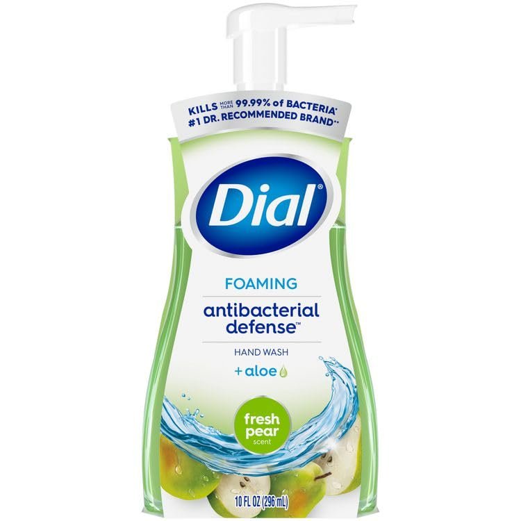 Antibacterial Foaming Hand Wash, Fresh Pear Scent, 10 oz, 8/Carton