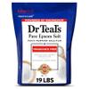Dr Teal's Pure Epsom Salt Bulk Magnesium Sulfate USP, Fragrance Free, 19 lbs view 1