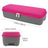 TOCCOOL Portable Hot Air Brush Travel Case - Durable EVA Hard Shell Bag Compatible with Revlon One-Step Hair Dryer/Volumizer/Styler, Fit Hair Tool Storage (Rose Red) view 2