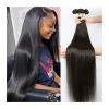 Human Hair Bundles Natural Black Bone Straight Human Hair Bundles Brazilian Hair Weave Bundles Remy Raw Hair Extensions 1 3 4 Bundles Virgin Hair Weft12-38inch hair bundle/Hair Extensions ( Size : 28 view 1