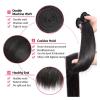 Human Hair Bundles Natural Black Bone Straight Human Hair Bundles Brazilian Hair Weave Bundles Remy Raw Hair Extensions 1 3 4 Bundles Virgin Hair Weft12-38inch hair bundle/Hair Extensions ( Size : 28 view 3