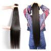 Human Hair Bundles Natural Black Bone Straight Human Hair Bundles Brazilian Hair Weave Bundles Remy Raw Hair Extensions 1 3 4 Bundles Virgin Hair Weft12-38inch hair bundle/Hair Extensions ( Size : 28 view 4