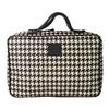 Tender Love + Carry Houndstooth Hanging Travel Bag, Toiletry Bag, Makeup Bag for Women, Portable Water-resistant Small Travel Bag for Toiletries & Cosmetic Essentials view 1