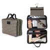 Tender Love + Carry Houndstooth Hanging Travel Bag, Toiletry Bag, Makeup Bag for Women, Portable Water-resistant Small Travel Bag for Toiletries & Cosmetic Essentials view 2