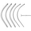 BodyAce 14G 16G 18G 20G Piercing Taper, Stainless Steel Threadless Insertion Pin Screw On Assistant Tool, Curved Body Piercing Stretching Kit for Ear/Nose/Navel/Lip/Eyebrow [Curved Internal Thread] view 1