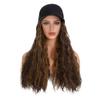 XUNTING Bald Cap Hat Wig Women Big Wavy Curly Hair Fluffy Baseball Wig Cap Natural Breathable Fashion Wig Cap Hair Cap (Color : 01) view 1