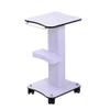 Dntum Multifunction Portable Hand Trucks,Trolly Cart Large Abs Beauty Salon Storage Cart with Brake Wheel, Durable Small Bubble Instrument Trolley for Spa, 20Kg Load Capacity view 1