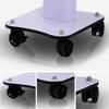 Dntum Multifunction Portable Hand Trucks,Trolly Cart Large Abs Beauty Salon Storage Cart with Brake Wheel, Durable Small Bubble Instrument Trolley for Spa, 20Kg Load Capacity view 4